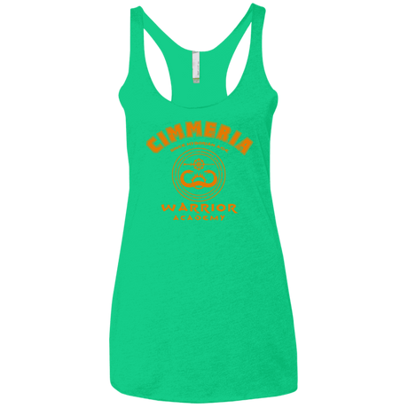 T-Shirts Envy / X-Small Cimmeria Warrior Academy Women's Triblend Racerback Tank