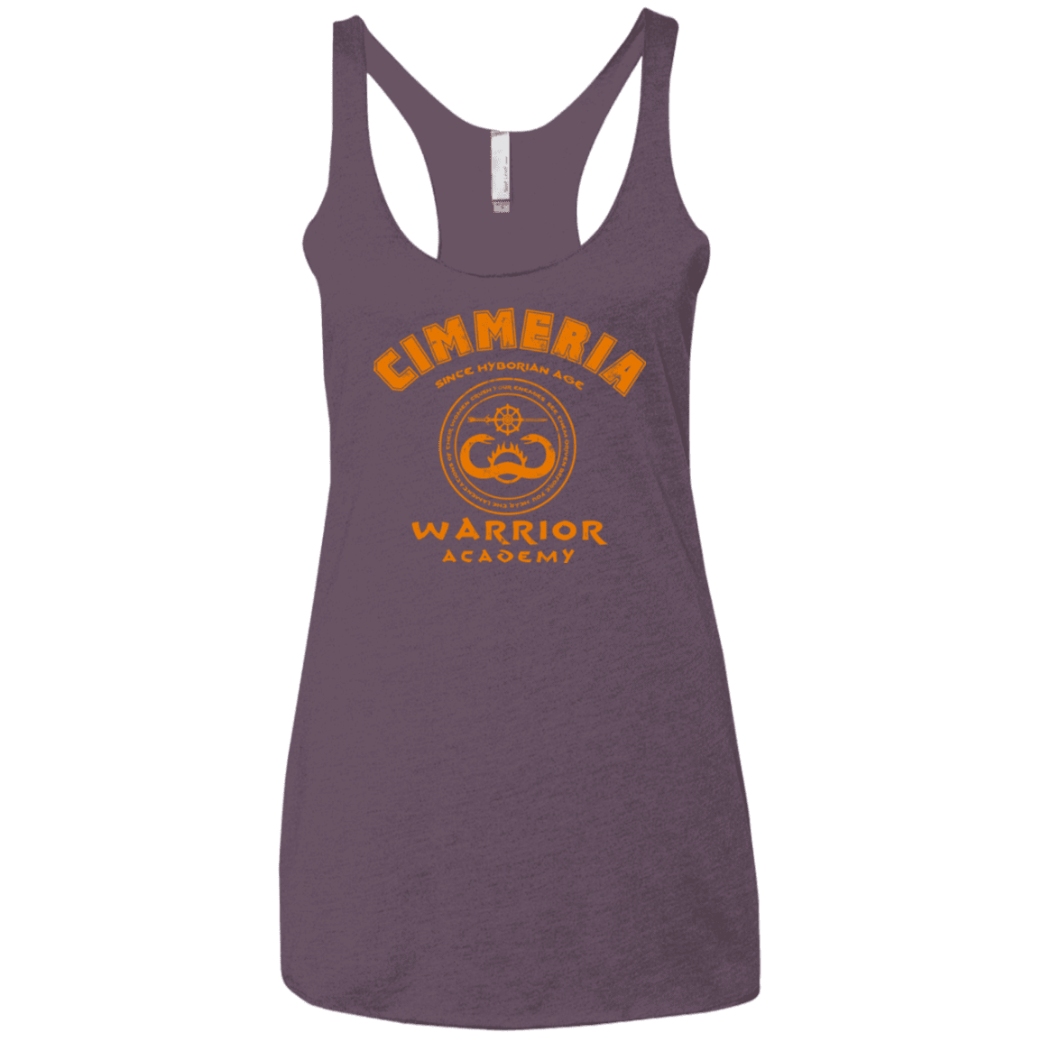 T-Shirts Vintage Purple / X-Small Cimmeria Warrior Academy Women's Triblend Racerback Tank