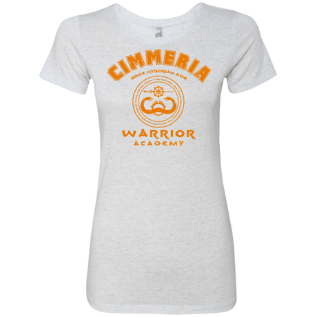 T-Shirts Heather White / Small Cimmeria Warrior Academy Women's Triblend T-Shirt