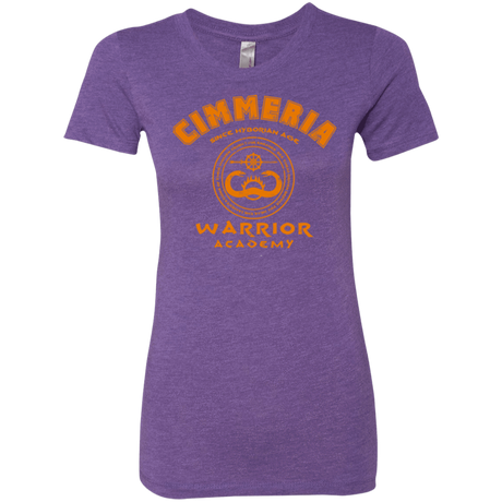 T-Shirts Purple Rush / Small Cimmeria Warrior Academy Women's Triblend T-Shirt