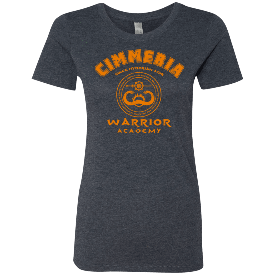 T-Shirts Vintage Navy / Small Cimmeria Warrior Academy Women's Triblend T-Shirt