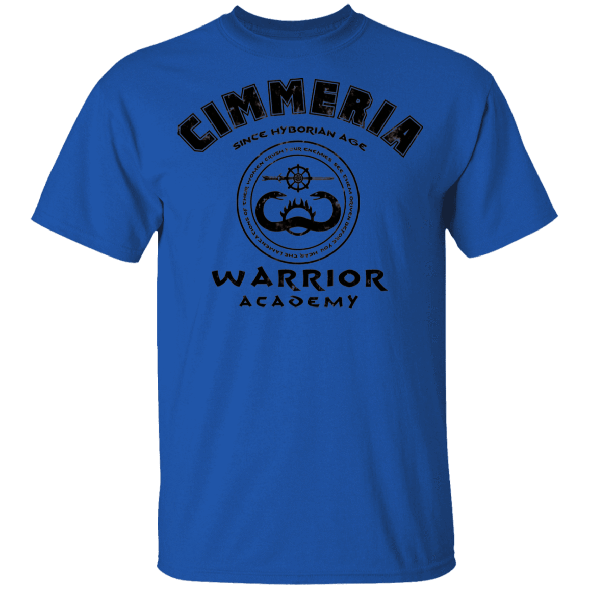 T-Shirts Royal / YXS Cimmeria Warrior Academy Youth T-Shirt