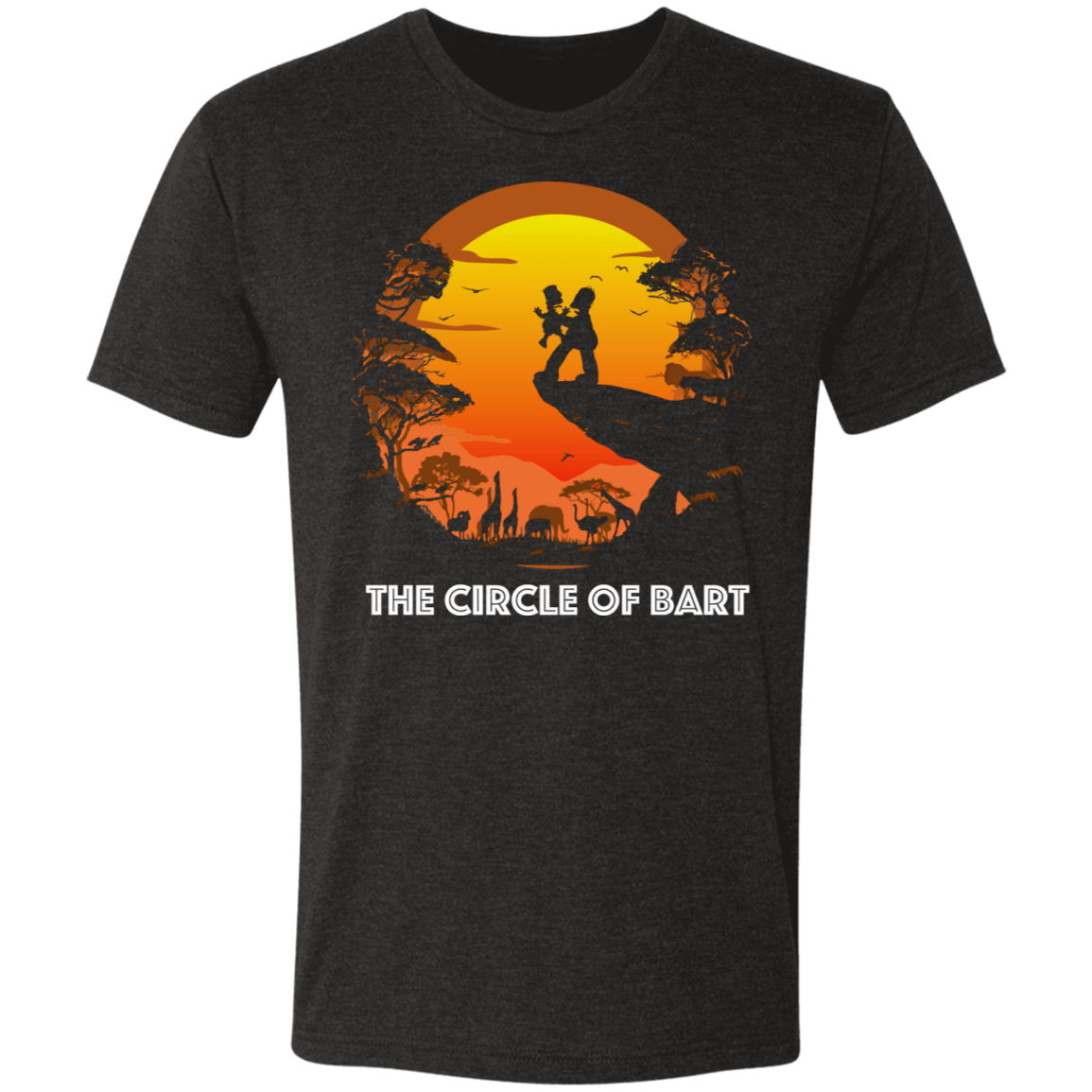 T-Shirts Vintage Black / S Circle of Bart Men's Triblend T-Shirt