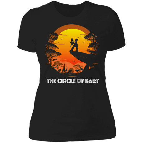 T-Shirts Black / X-Small Circle of Bart Women's Premium T-Shirt