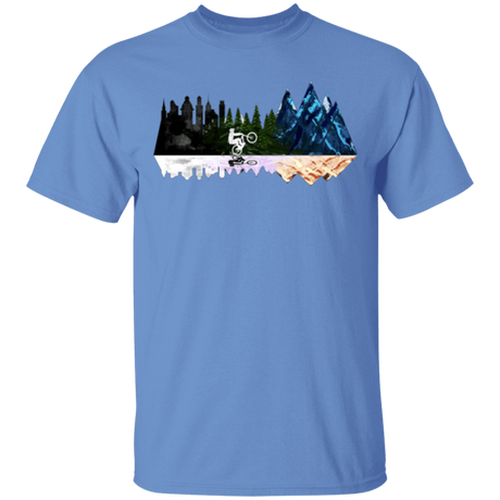 T-Shirts Carolina Blue / S City - Forest - Mountain Ride T-Shirt