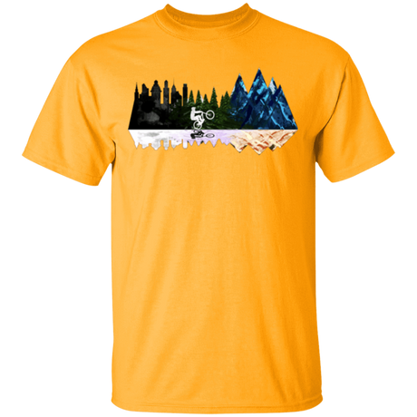 T-Shirts Gold / S City - Forest - Mountain Ride T-Shirt