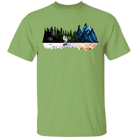 T-Shirts Kiwi / S City - Forest - Mountain Ride T-Shirt