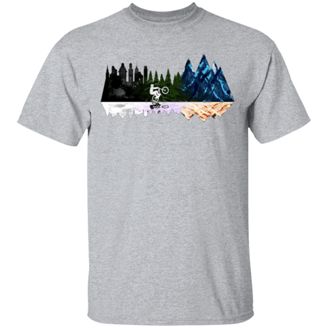 T-Shirts Sport Grey / S City - Forest - Mountain Ride T-Shirt