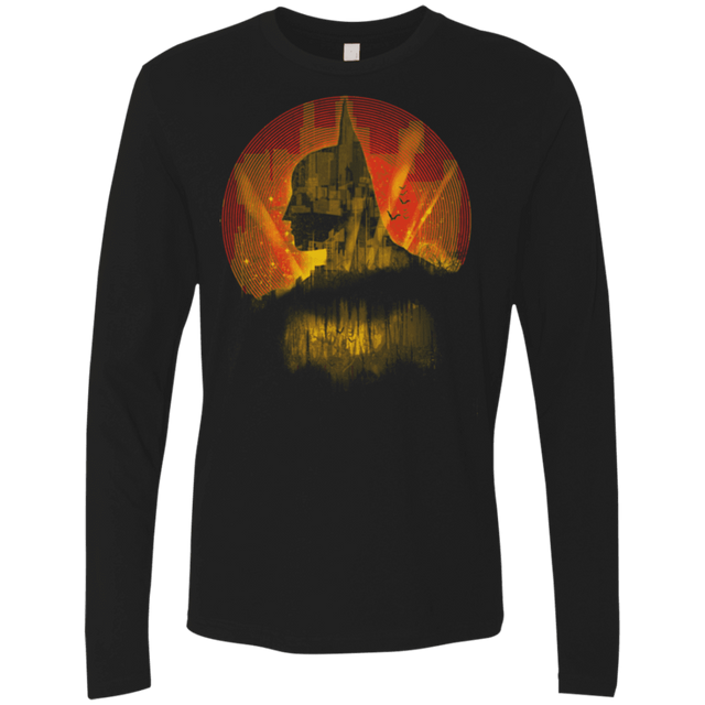 T-Shirts Black / Small City Knight Doc Orange Men's Premium Long Sleeve