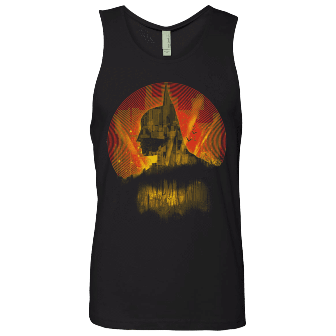 City Knight Doc Orange Men's Premium Tank Top