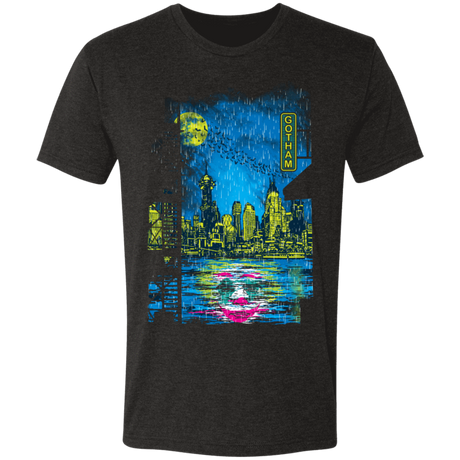 T-Shirts Vintage Black / S City Of Madness Men's Triblend T-Shirt