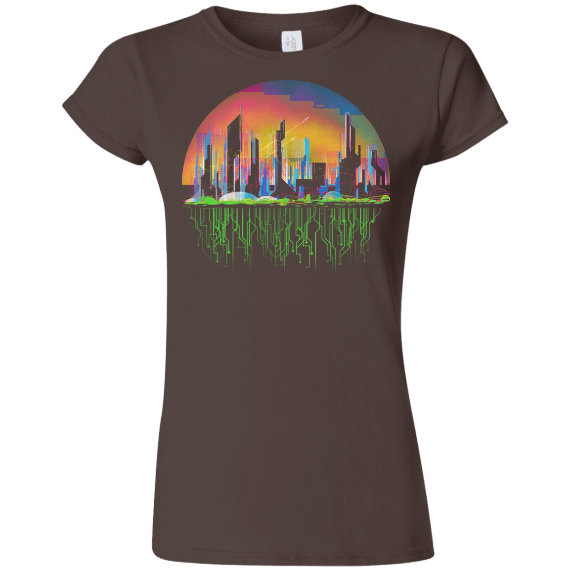 T-Shirts Dark Chocolate / S City of Tomorrow Junior Slimmer-Fit T-Shirt