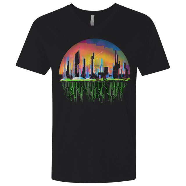 T-Shirts Black / X-Small City of Tomorrow Men's Premium V-Neck