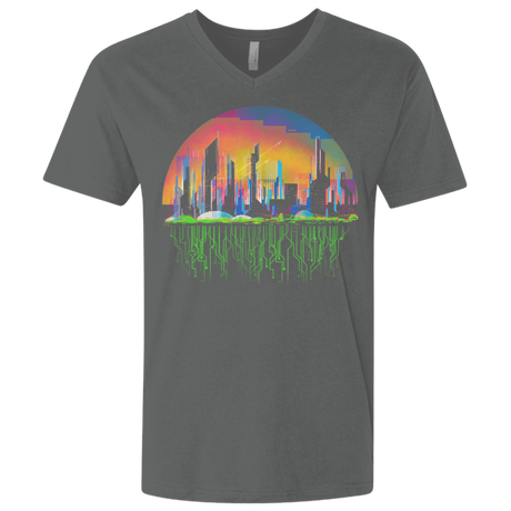 T-Shirts Heavy Metal / X-Small City of Tomorrow Men's Premium V-Neck
