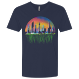 T-Shirts Midnight Navy / X-Small City of Tomorrow Men's Premium V-Neck
