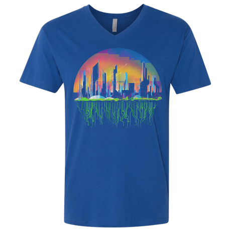 T-Shirts Royal / X-Small City of Tomorrow Men's Premium V-Neck