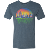 T-Shirts Indigo / S City of Tomorrow Men's Triblend T-Shirt
