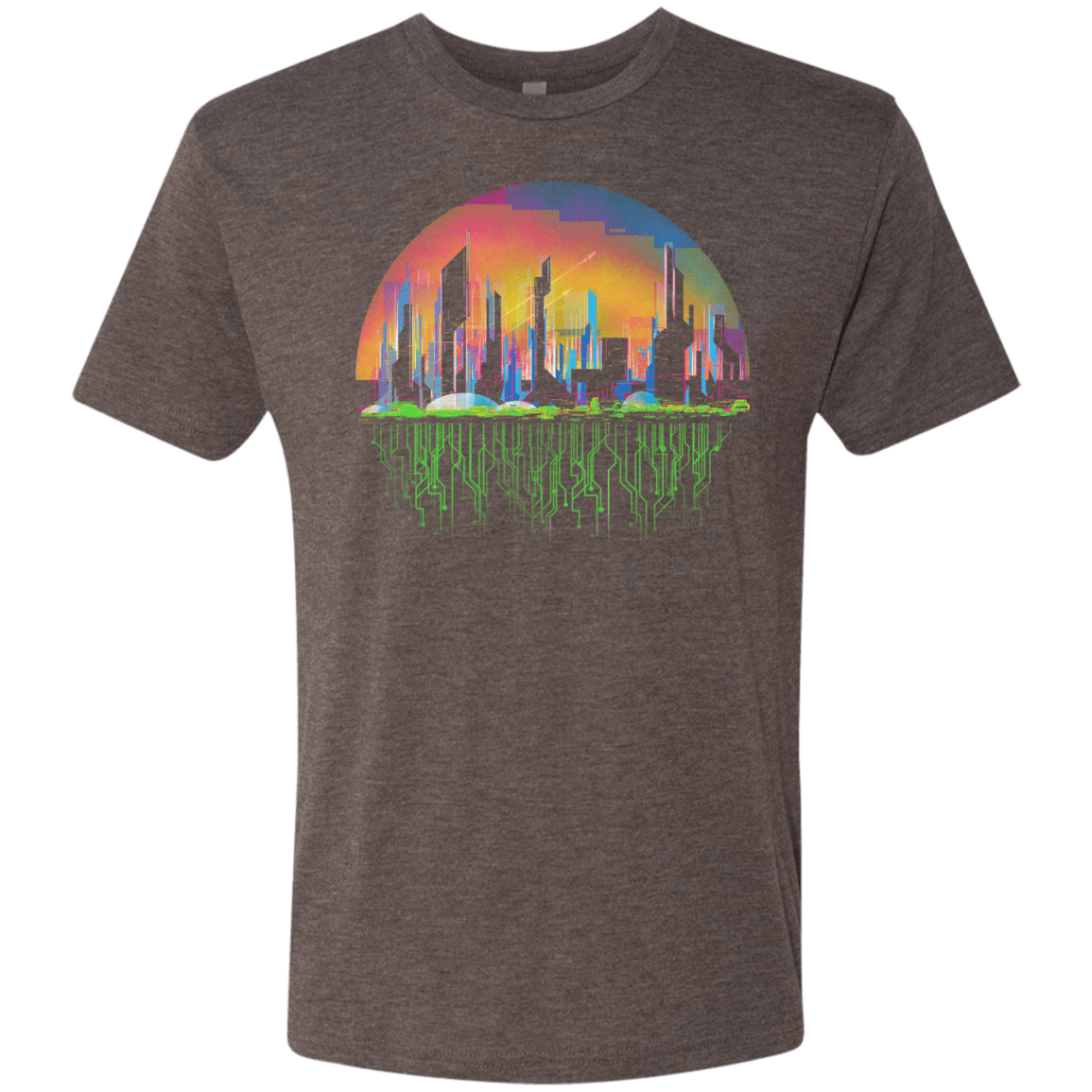 T-Shirts Macchiato / S City of Tomorrow Men's Triblend T-Shirt