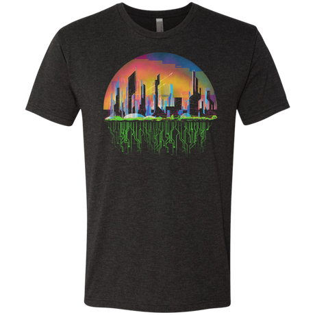 T-Shirts Vintage Black / S City of Tomorrow Men's Triblend T-Shirt