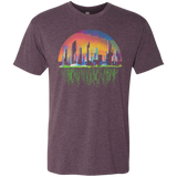 T-Shirts Vintage Purple / S City of Tomorrow Men's Triblend T-Shirt