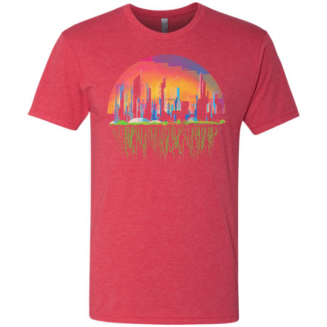 T-Shirts Vintage Red / S City of Tomorrow Men's Triblend T-Shirt