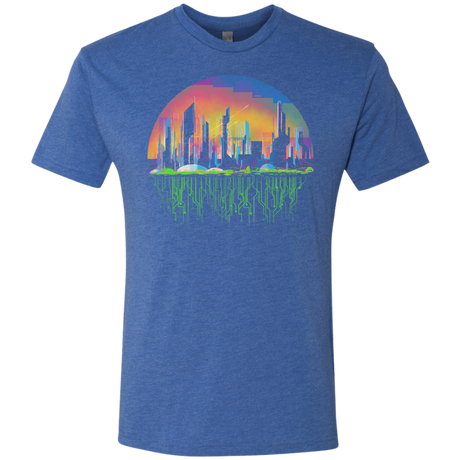 T-Shirts Vintage Royal / S City of Tomorrow Men's Triblend T-Shirt