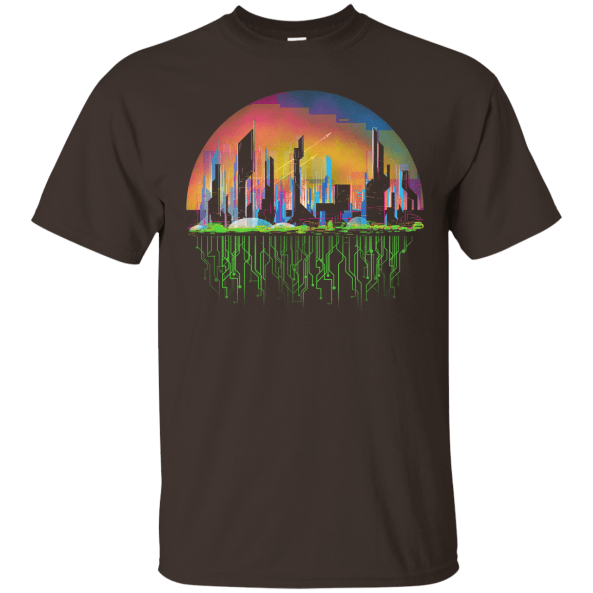 T-Shirts Dark Chocolate / S City of Tomorrow T-Shirt