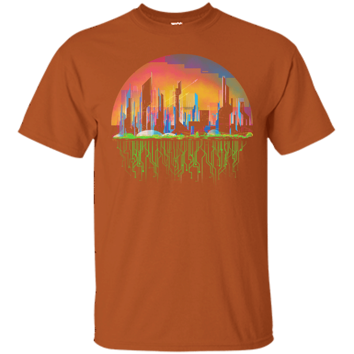 T-Shirts Texas Orange / S City of Tomorrow T-Shirt