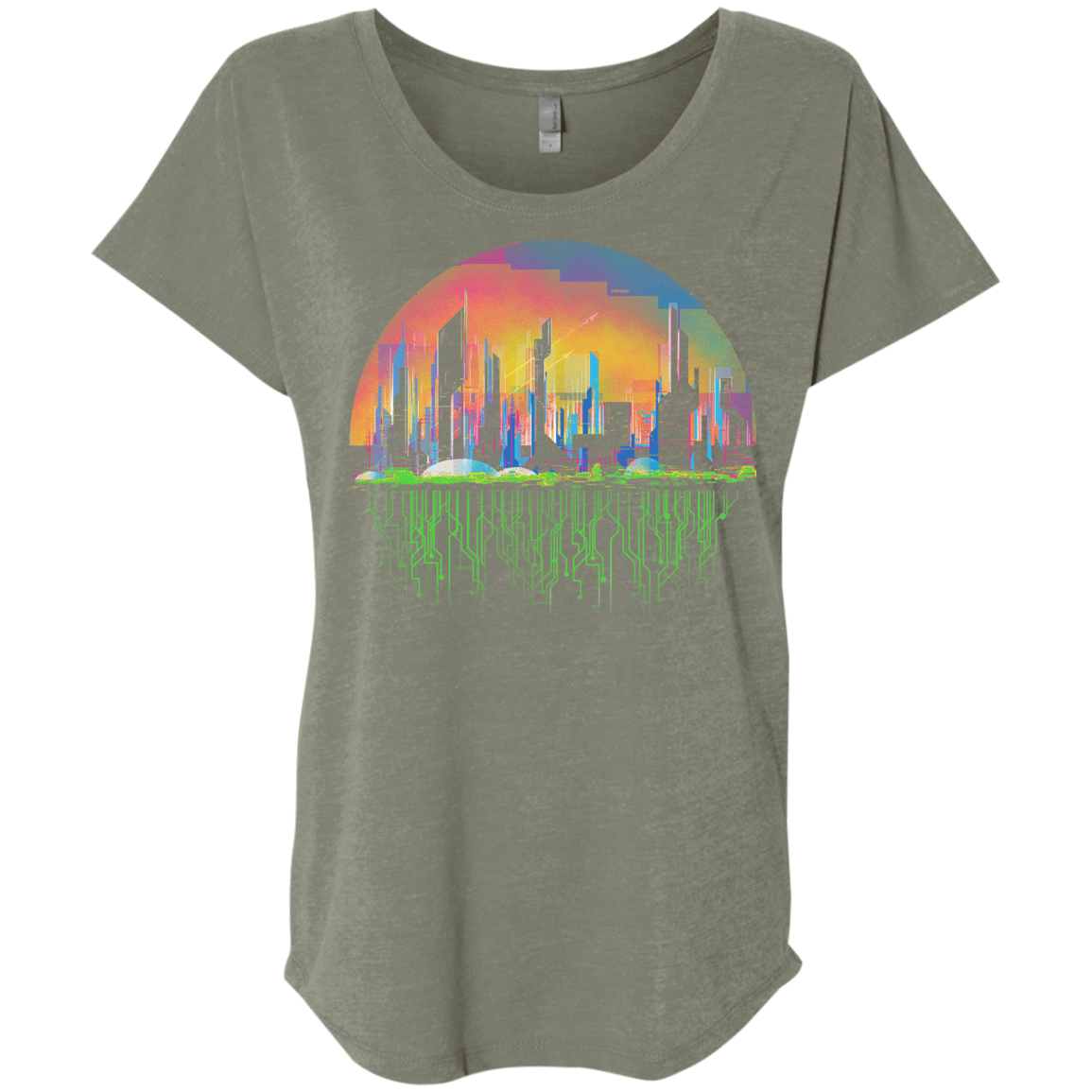 City of Tomorrow Triblend Dolman Sleeve