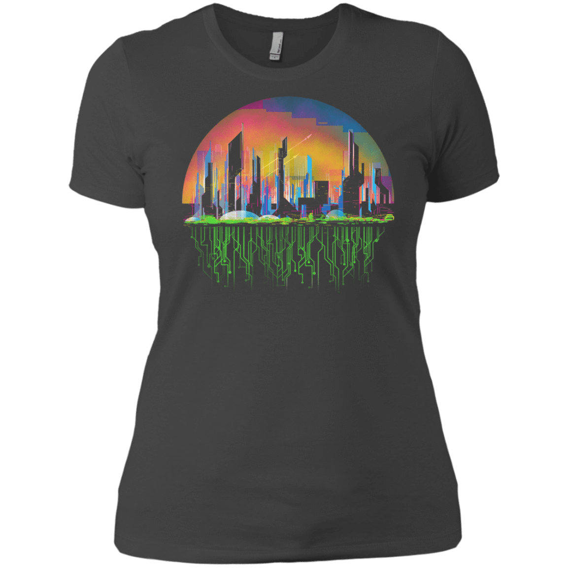 T-Shirts Heavy Metal / X-Small City of Tomorrow Women's Premium T-Shirt