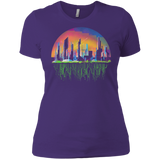 T-Shirts Purple Rush/ / X-Small City of Tomorrow Women's Premium T-Shirt