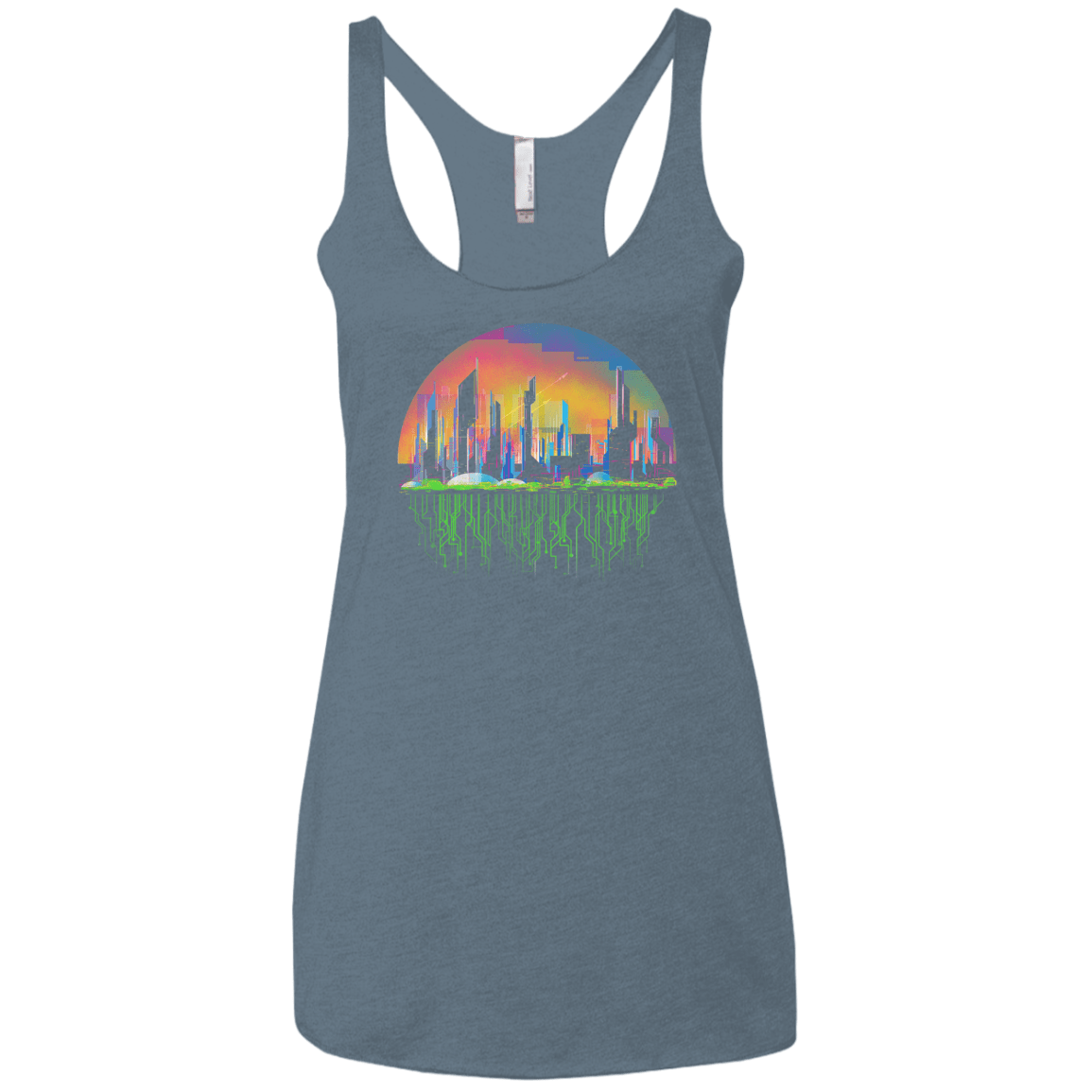 City of Tomorrow Women's Triblend Racerback Tank