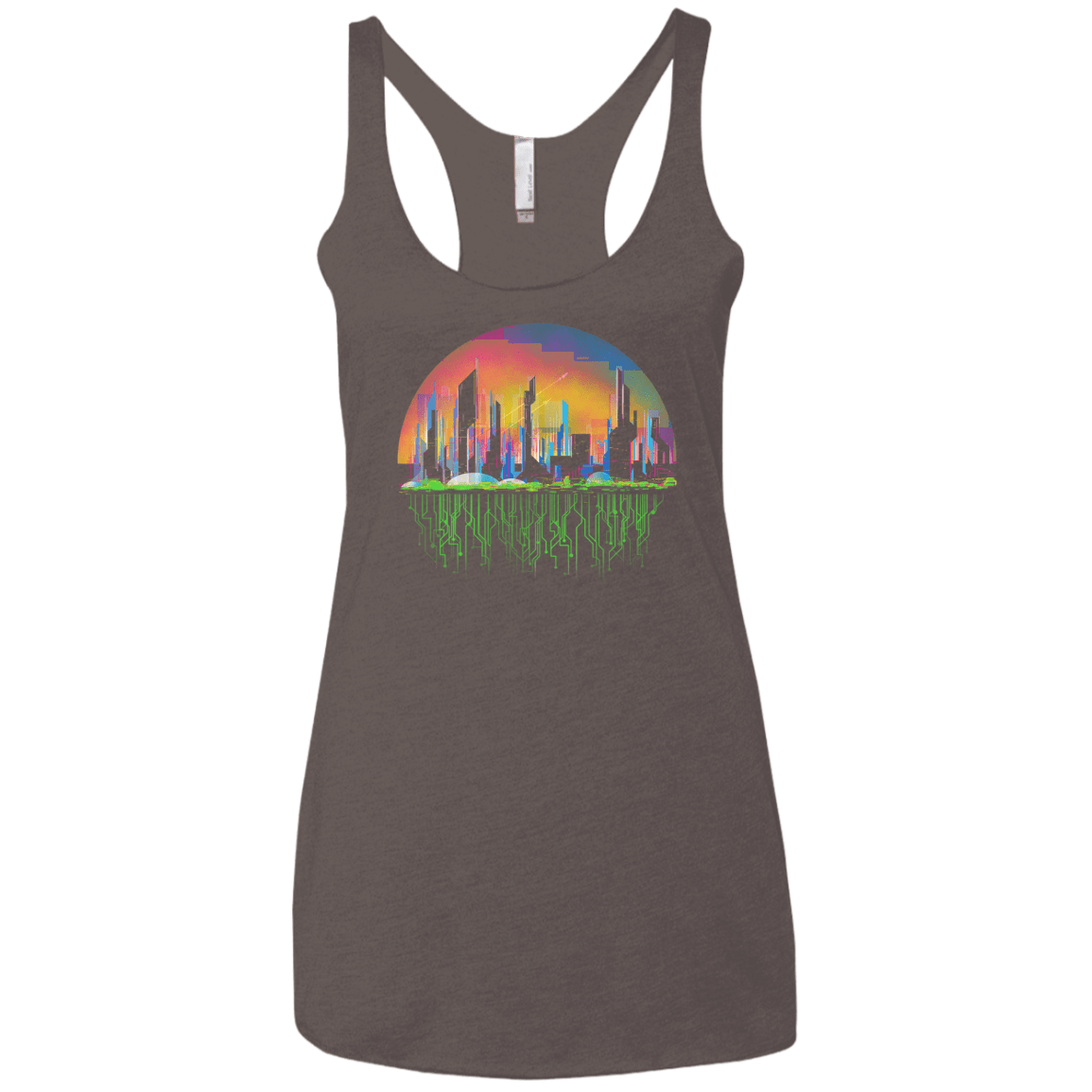 City of Tomorrow Women's Triblend Racerback Tank
