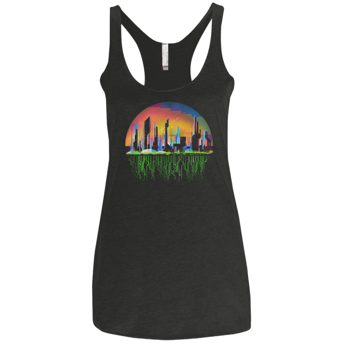City of Tomorrow Women's Triblend Racerback Tank