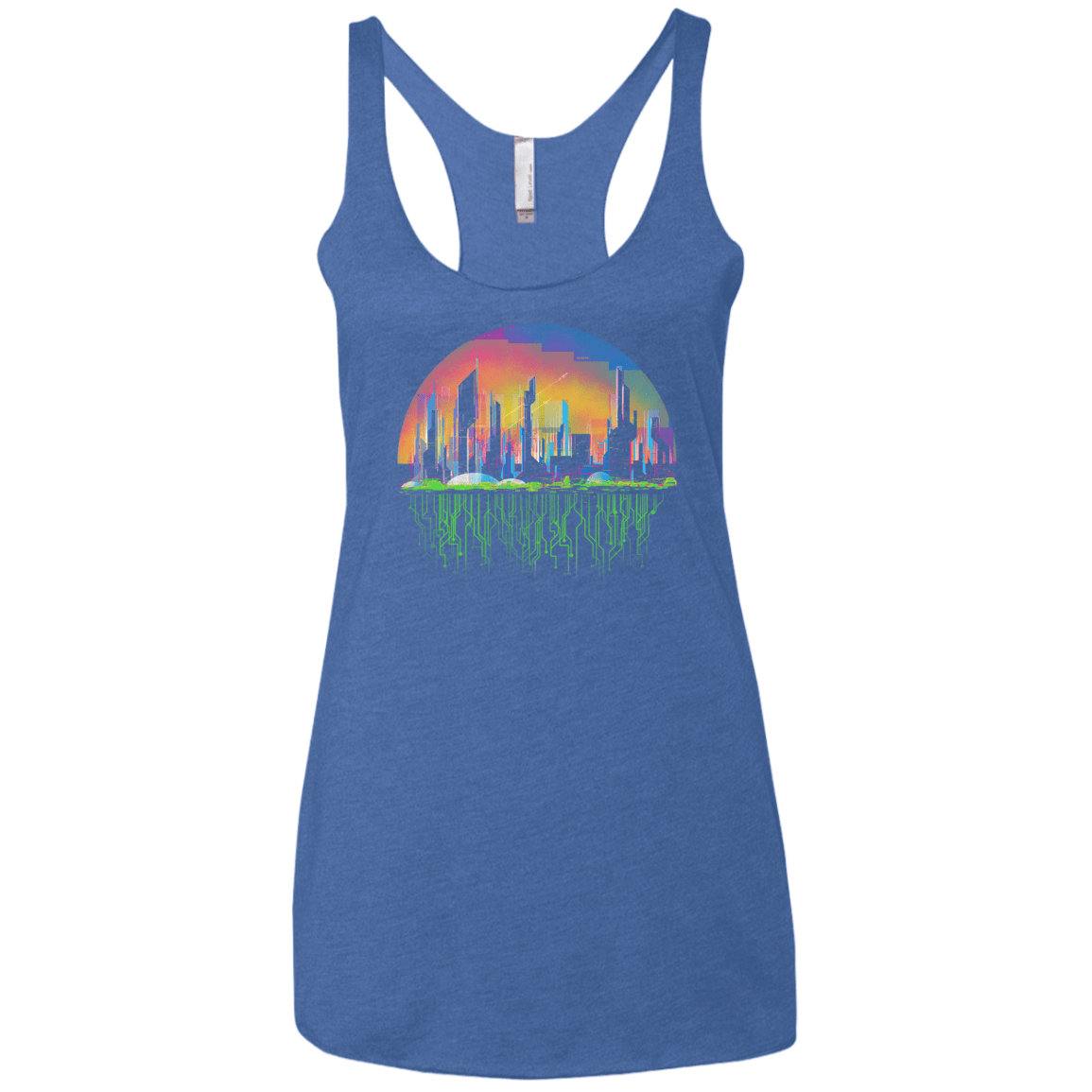 City of Tomorrow Women's Triblend Racerback Tank