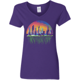 City of Tomorrow Women's V-Neck T-Shirt