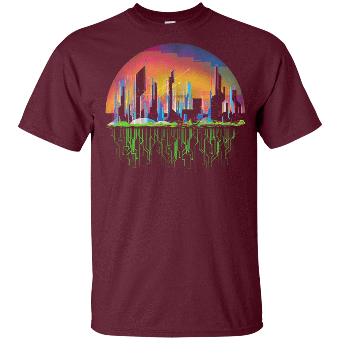 T-Shirts Maroon / YXS City of Tomorrow Youth T-Shirt