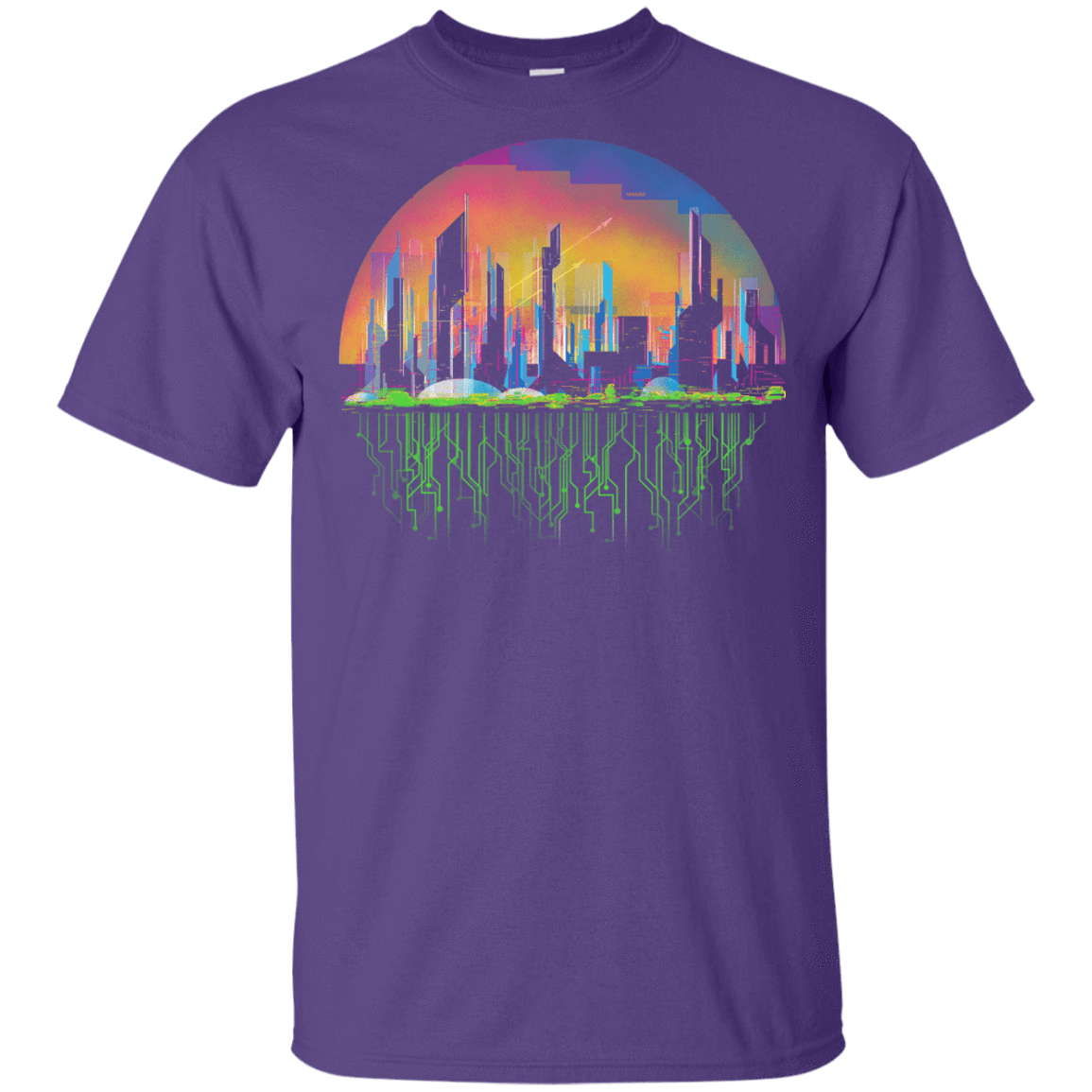 T-Shirts Purple / YXS City of Tomorrow Youth T-Shirt