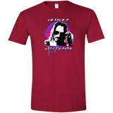 T-Shirts Cardinal Red / S City to Burn Cyberpunk 2077 Men's Semi-Fitted Softstyle