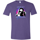 T-Shirts Heather Purple / S City to Burn Cyberpunk 2077 Men's Semi-Fitted Softstyle