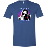 T-Shirts Heather Royal / X-Small City to Burn Cyberpunk 2077 Men's Semi-Fitted Softstyle