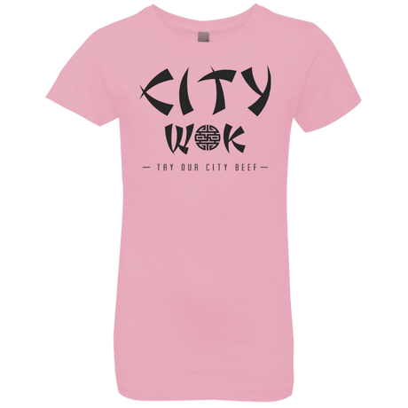 T-Shirts Light Pink / YXS City Wok Girls Premium T-Shirt