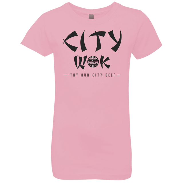 T-Shirts Light Pink / YXS City Wok Girls Premium T-Shirt