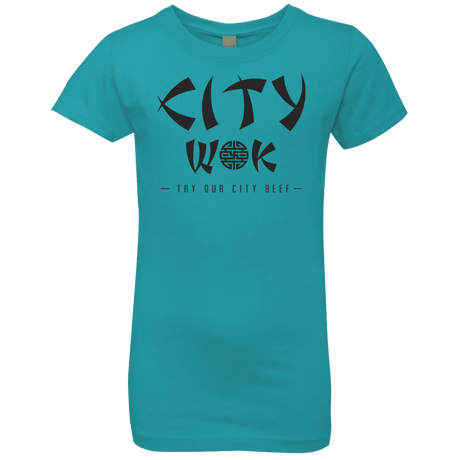 T-Shirts Tahiti Blue / YXS City Wok Girls Premium T-Shirt