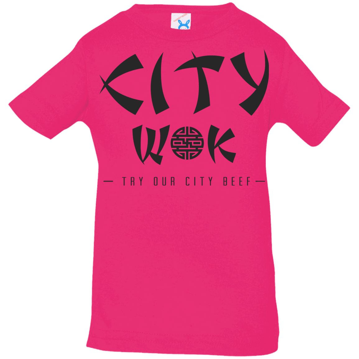 T-Shirts Hot Pink / 6 Months City Wok Infant Premium T-Shirt