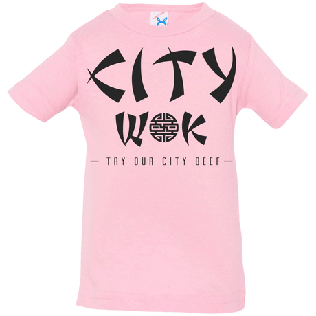 T-Shirts Pink / 6 Months City Wok Infant Premium T-Shirt