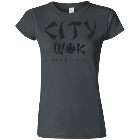 T-Shirts Charcoal / S City Wok Junior Slimmer-Fit T-Shirt