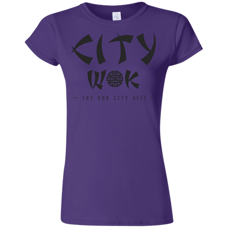 T-Shirts Purple / S City Wok Junior Slimmer-Fit T-Shirt