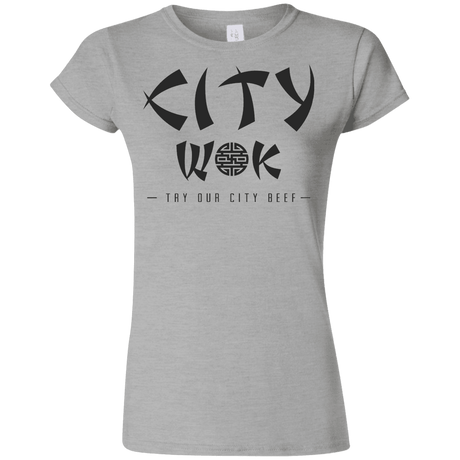 T-Shirts Sport Grey / S City Wok Junior Slimmer-Fit T-Shirt