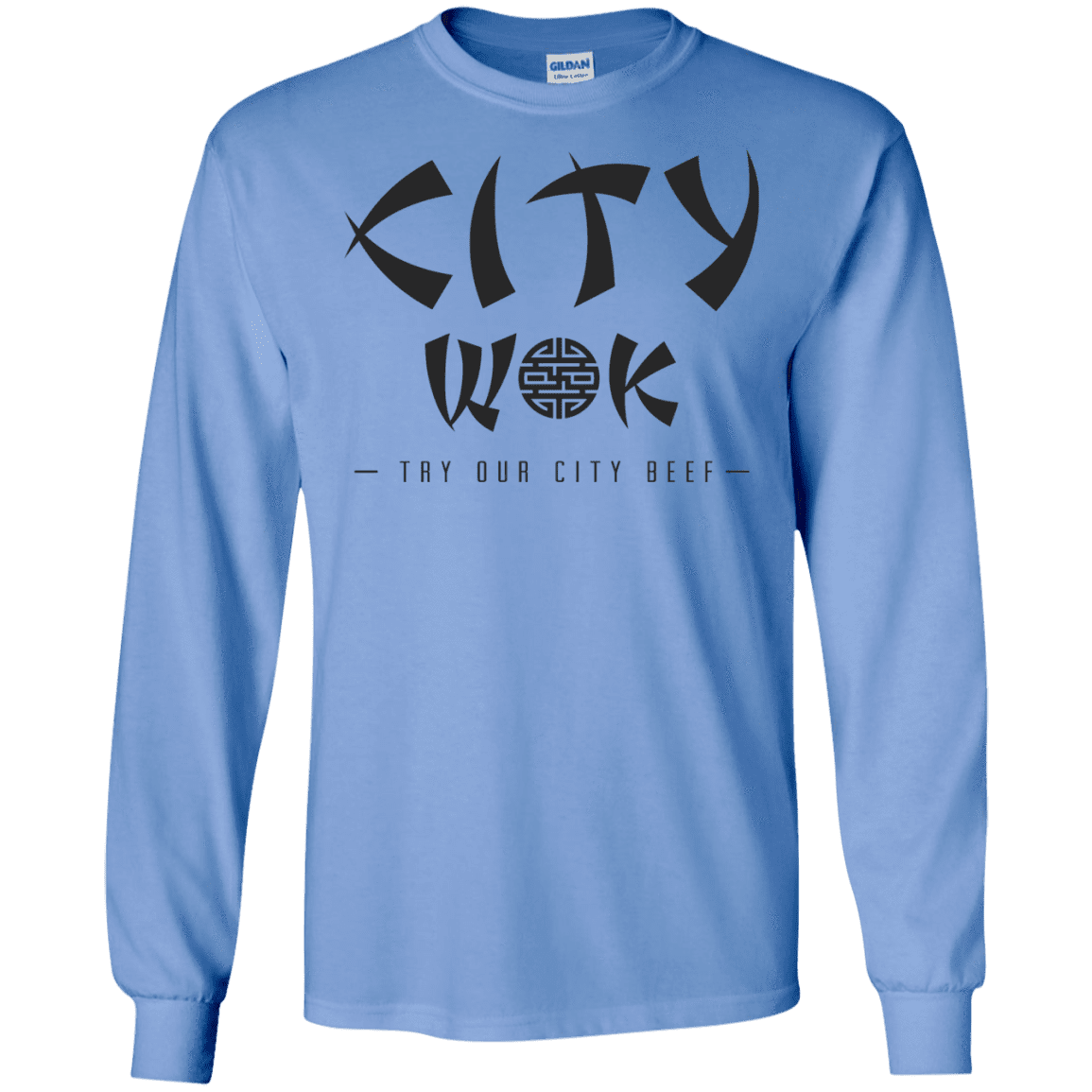 T-Shirts Carolina Blue / S City Wok Men's Long Sleeve T-Shirt